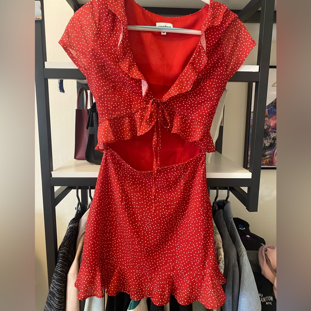 Revolve superdown red dress